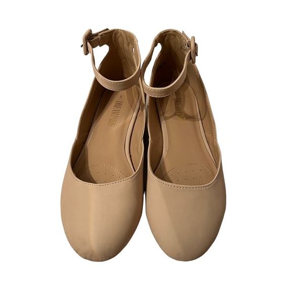 Dream Pairs Revona low wedge Heel Ankle strap Shoes Size 8 - Picture 5 of 6